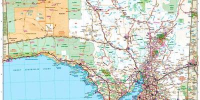 Harta de Australia de sud
