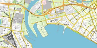 Harta port Melbourne