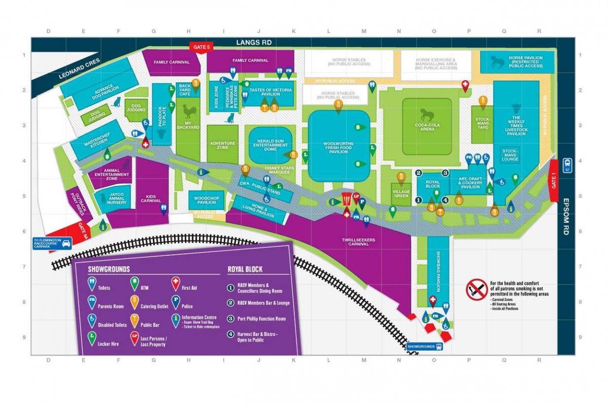 harta Melbourne Expo