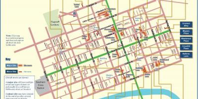 Melbourne rutiere hartă