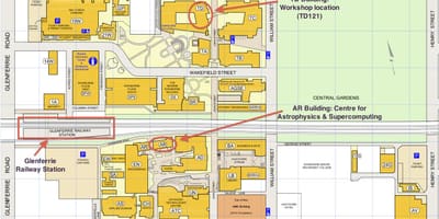 Harta Swinburne campus