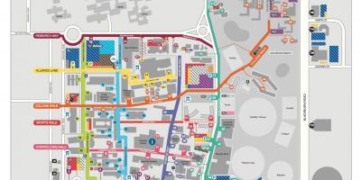 Universitatea Monash Clayton hartă