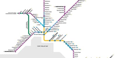 Vline hartă
