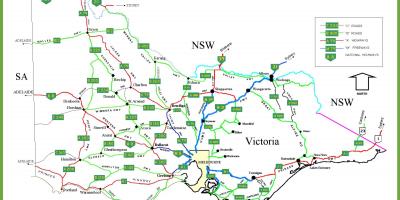Harta Victoria, Australia